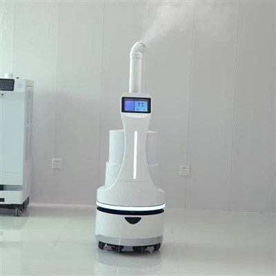 Robot díghalraithe spraeála